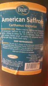 American saffron tea heals psoriasis