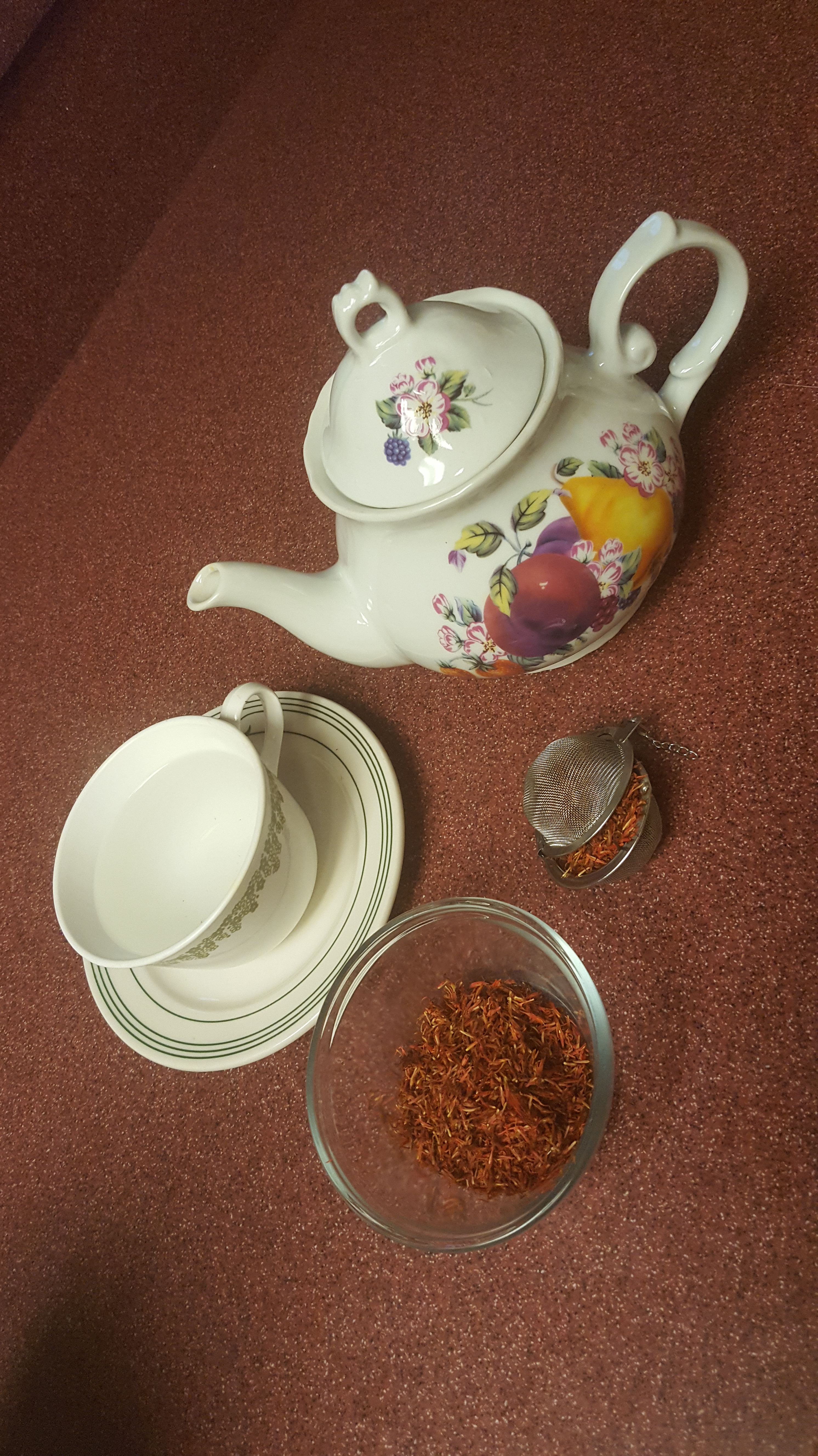 yellow saffron tea treats psoriasis