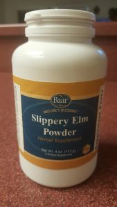 Slipery Elm Bark powder heals psoriasis