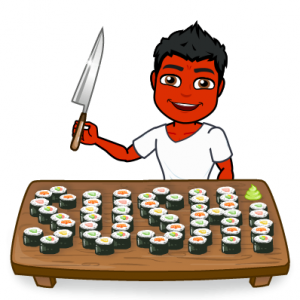 sushi does not treat psoriasis bitmoji